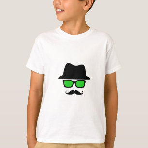 Hat Glasses Moustache T-Shirt
