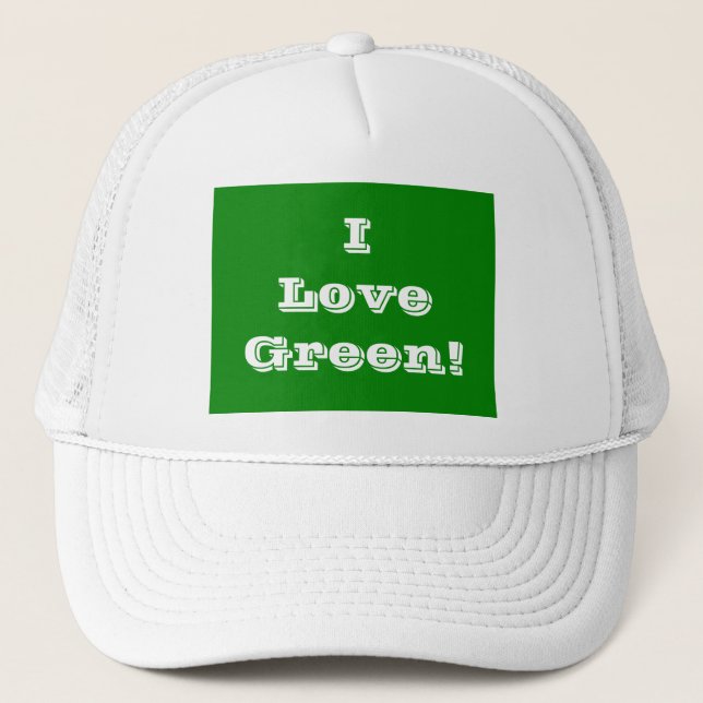 Hat I Love Green (Front)