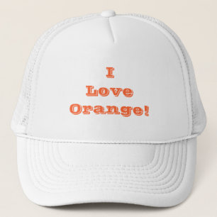 Hat I Love Orange