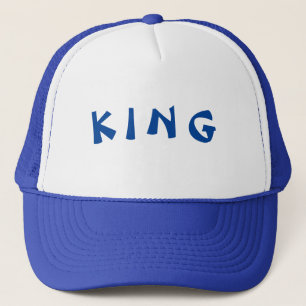 Hat King Cap Custom Text Trucker Hats or Caps