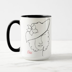 Hat Lady Chic Mug