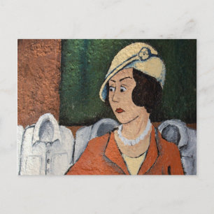 Hat Lady Postcard
