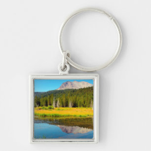 Hat Lake In Lassen Volcanic National Park Key Ring