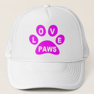 Hat Love Paws on Paws Pink