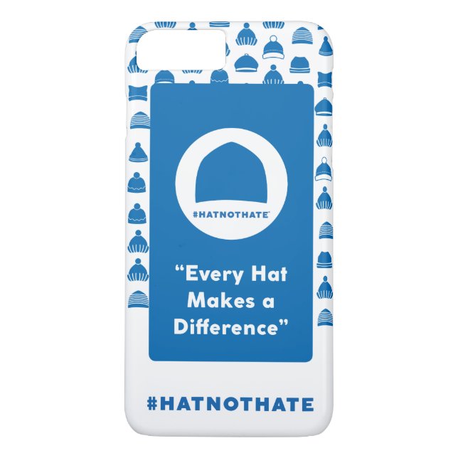 Hat Not Hate Phone Case (Back)