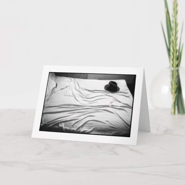 HAT ON BED Card (Front)