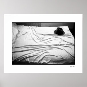 HAT ON BED Poster