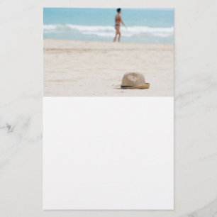 Hat on the beach flyer