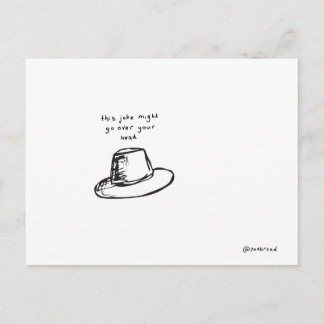 hat postcard