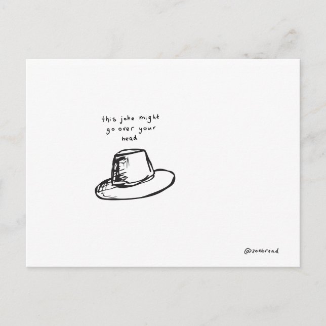 hat postcard (Front)