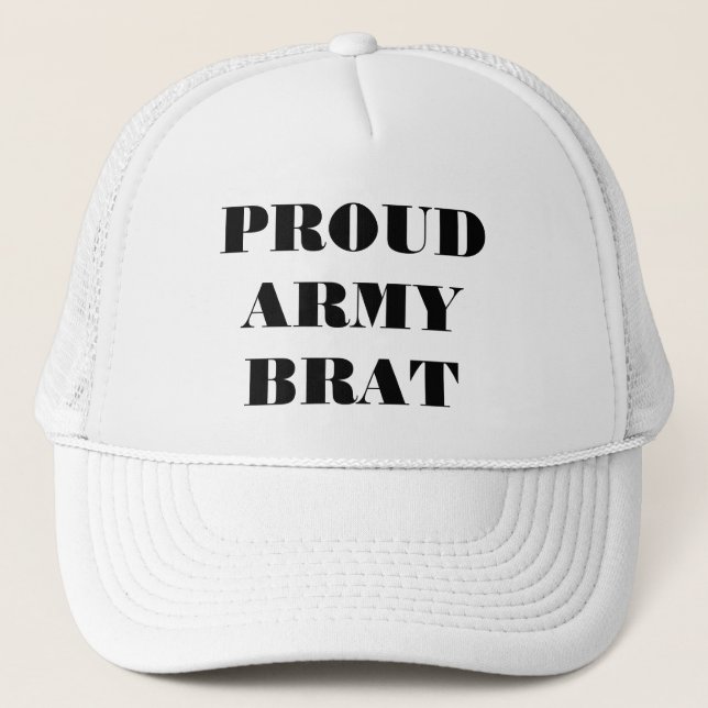 Hat Proud Army Brat (Front)