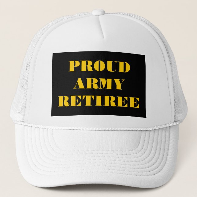 Hat Proud Army Retiree (Front)