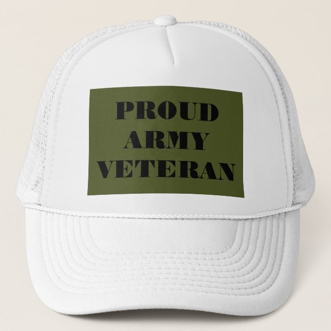 Hat Proud Army Veteran (Front)
