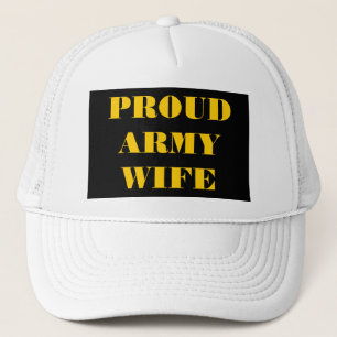 Hat Proud Army Wife