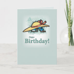 Hat Shoes Birthday Card