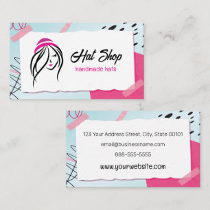 Hat Shop for Women Business Card