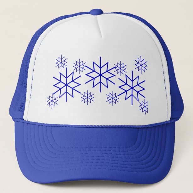 Snowflake Hats & Caps | Zazzle AU