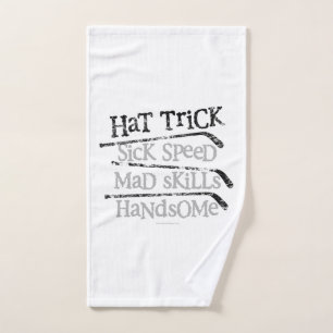 Hat Trick (hockey) Bath Towel Set
