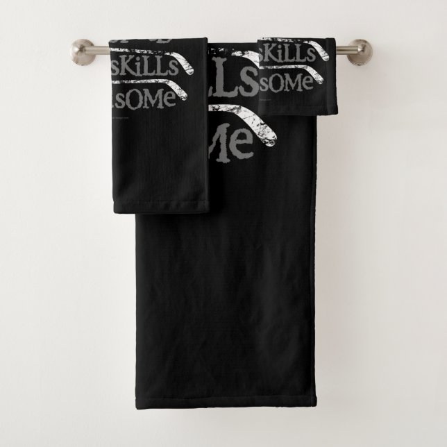 Hat Trick (hockey) Bath Towel Set (Insitu)