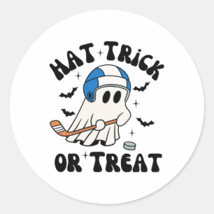 Hat Trick Or Treat (1) Classic Round Sticker