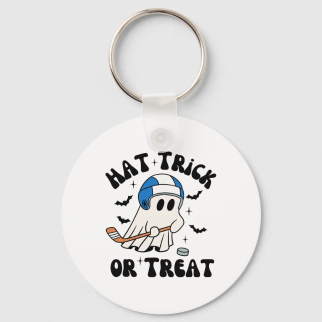 Hat Trick Or Treat (1)  Key Ring (Front)