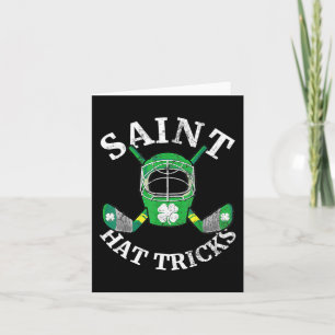 Hat Tricks Hockey Shamrock Kids Boys St Patricks D Card