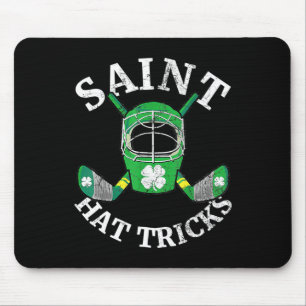 Hat Tricks Hockey Shamrock Kids Boys St Patricks D Mouse Pad