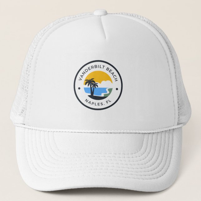 Hat - Trucker design "Vanderbilt Beach" (Front)