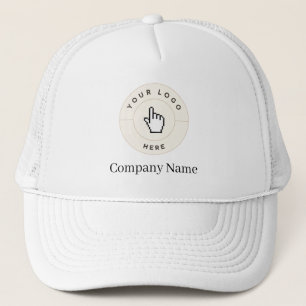 Hat - White - Custom (add text/logo)