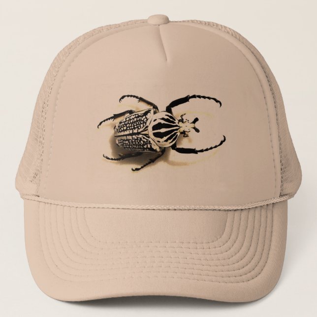 Hat with beetle picture (Front)