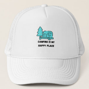Hat with Camping is My Happy Place