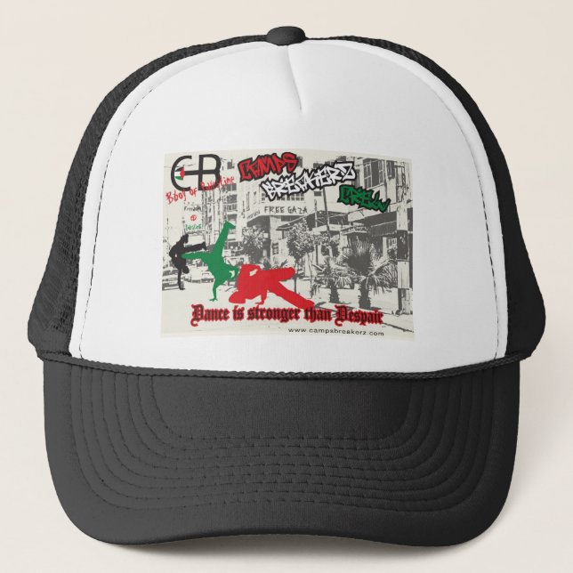 Hat with CBC poster by Chantal Parratt (Front)