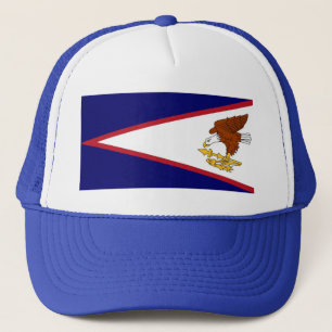 Hat with Flag of  American Samoa- USA