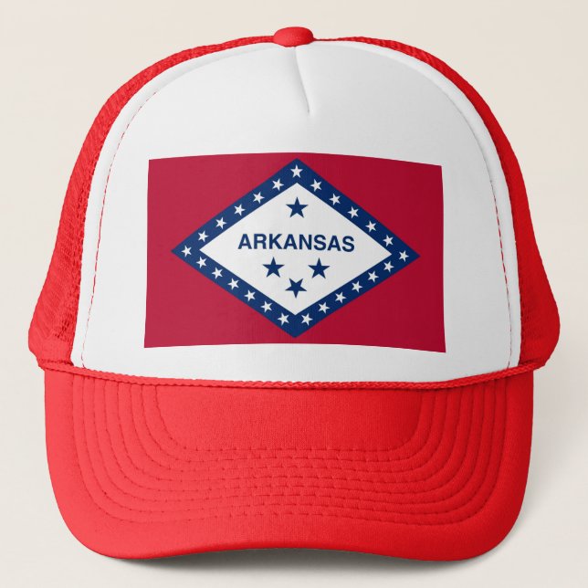 Hat with Flag of  Arkansas State - USA (Front)