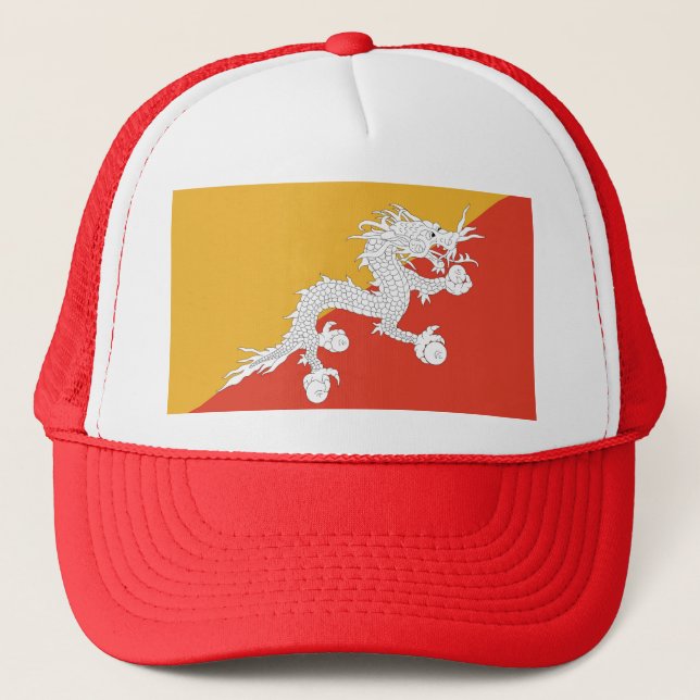Hat with Flag of Bhutan (Front)