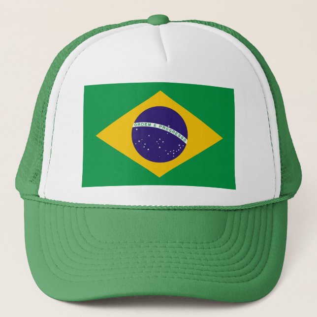 Hat with Flag of Brazil (Front)