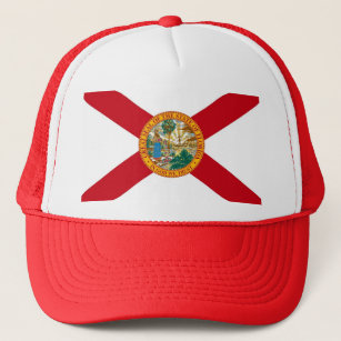 Hat with Flag of  Florida State - USA