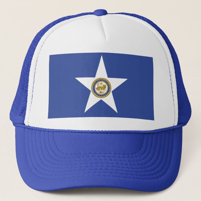 Hat with Flag of Houston, Texas, USA (Front)