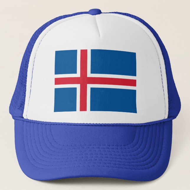 Hat with Flag of Iceland (Front)