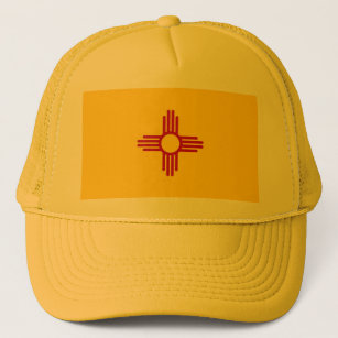 Hat with Flag of New Mexico State - USA