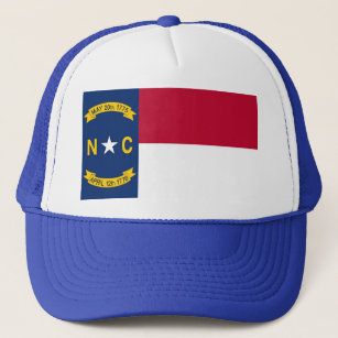 Hat with Flag of North Carolina State - USA