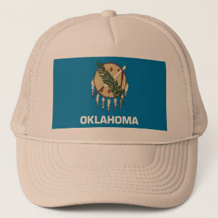 Hat with Flag of Oklahoma State - USA