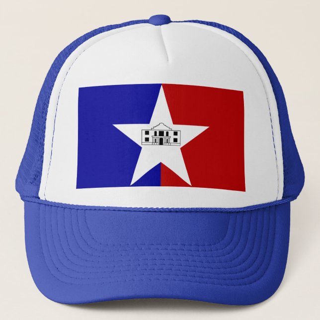 Hat with Flag of San Antonio, Texas, USA (Front)