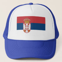 Hat with Flag of Serbia