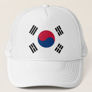 Hat with Flag of South Korea