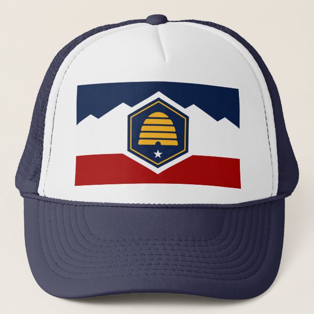 Hat with Flag of Utah, USA (Front)