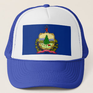 Hat with Flag of  Vermont State - USA