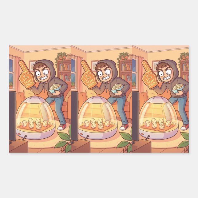 Hatch Day Hype Sticker – Chicken Lover Gift  (Front)