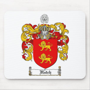 HATCH FAMILY CREST -  HATCH COAT OF ARMS MOUSE PAD