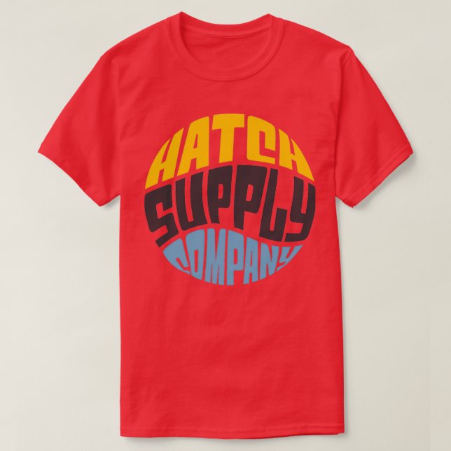 HATCH SUPPLY RETRO T-Shirt (Design Front)